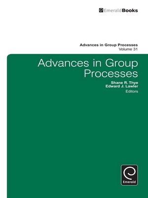 cover image of Advances in Group Processes, Volume 31